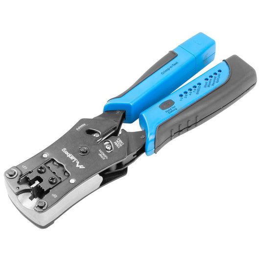 Herramienta crimpadora Lanberg NT-0203 para RJ11, RJ12 y RJ45 con comprobador de cables