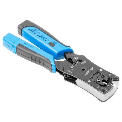 Herramienta crimpadora Lanberg NT-0203 para RJ11, RJ12 y RJ45 con comprobador de cables