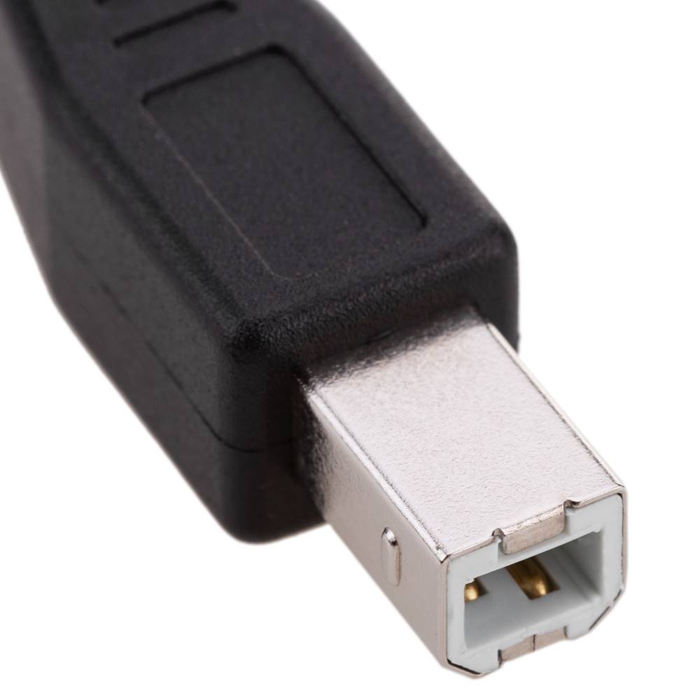 Cable USB negro A macho a USB B macho impresora de 3 m
