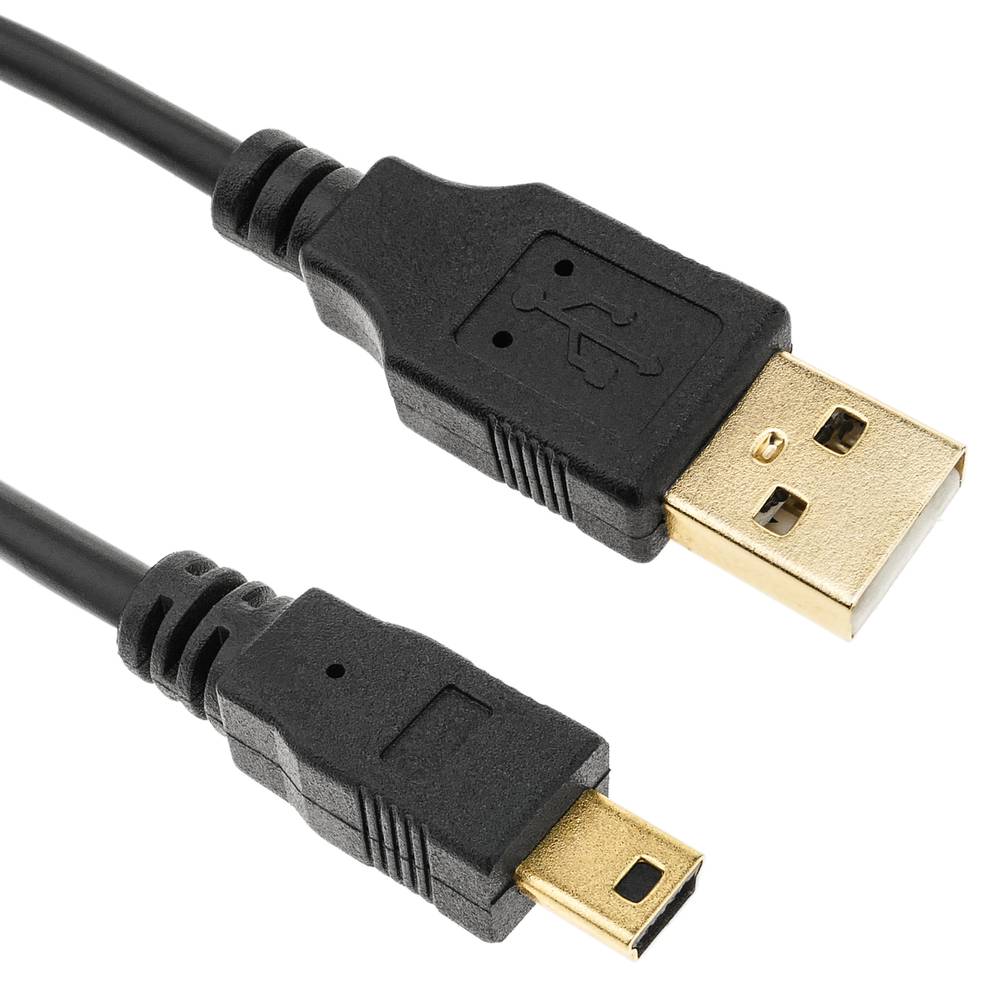 Super Cable USB 2.0 (AM/MiniUSB5pin-M Tipo B) 5m