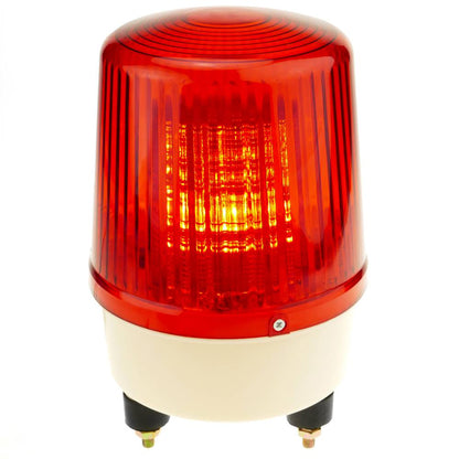 Sirena luminosa de LEDs 160 mm de color rojo con efecto de rotación