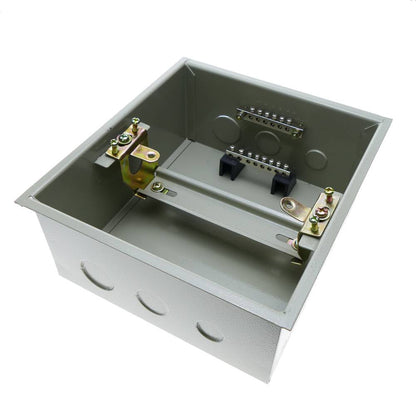 Caja de distribución eléctrica de 6 módulos 17.5 mm IP40 para empotrar de metal SPN