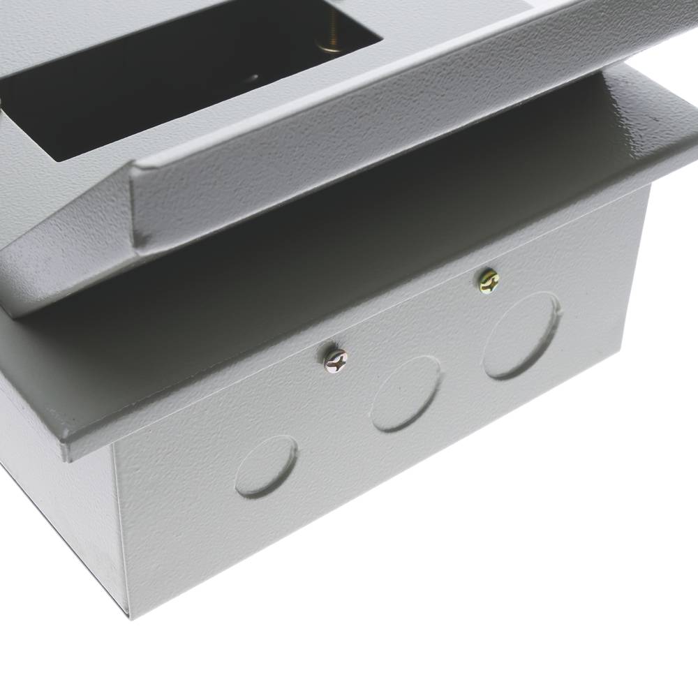 Caja de distribución eléctrica de 6 módulos 17.5 mm IP40 para empotrar de metal SPN
