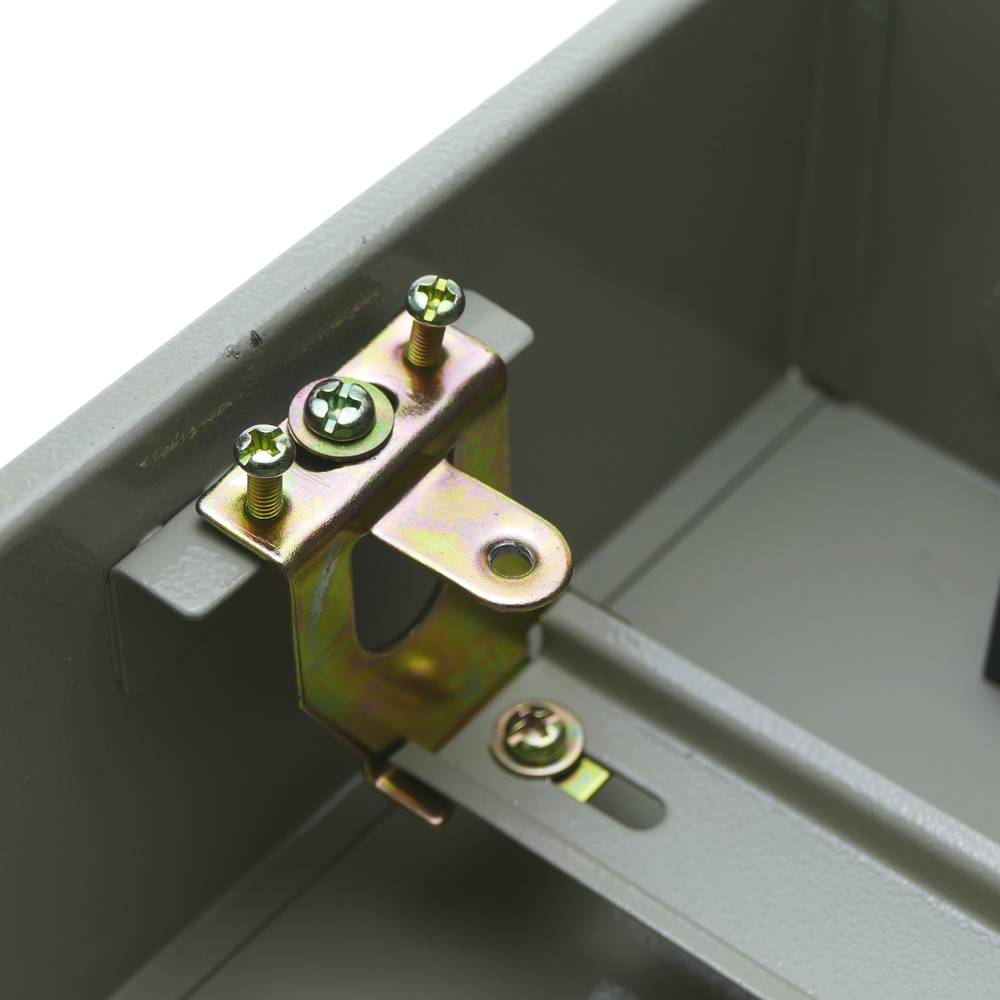 Caja de distribución eléctrica de 6 módulos 17.5 mm IP40 para empotrar de metal SPN