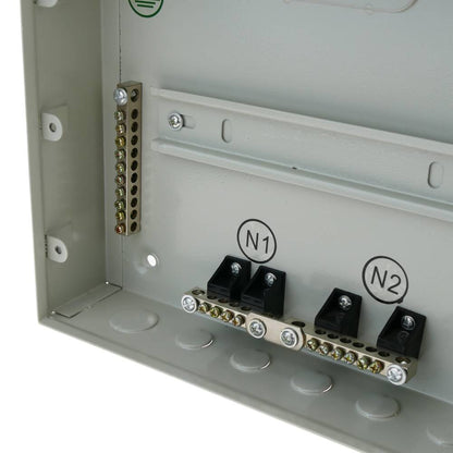 Caja de distribución eléctrica de 8 módulos 17.5 mm IP40 para empotrar de metal SPN