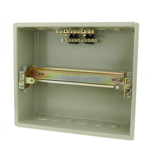 Caja de distribución eléctrica de 10 módulos 18mm IP40 para empotrar de metal SPN