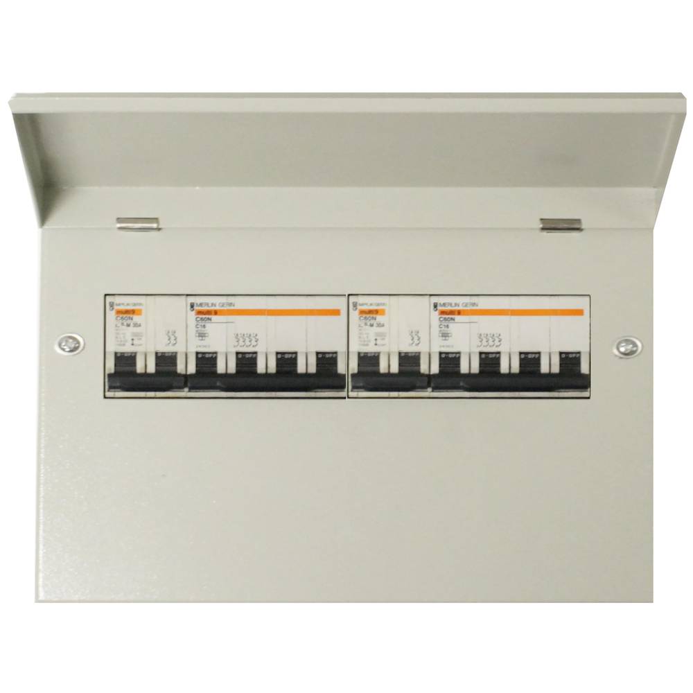 Caja de distribución eléctrica de 12 módulos 17.5 mm IP40 para empotrar de metal SPN