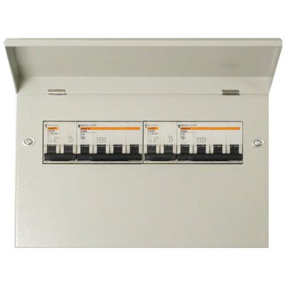 Caja de distribución eléctrica de 12 módulos 17.5 mm IP40 para empotrar de metal SPN