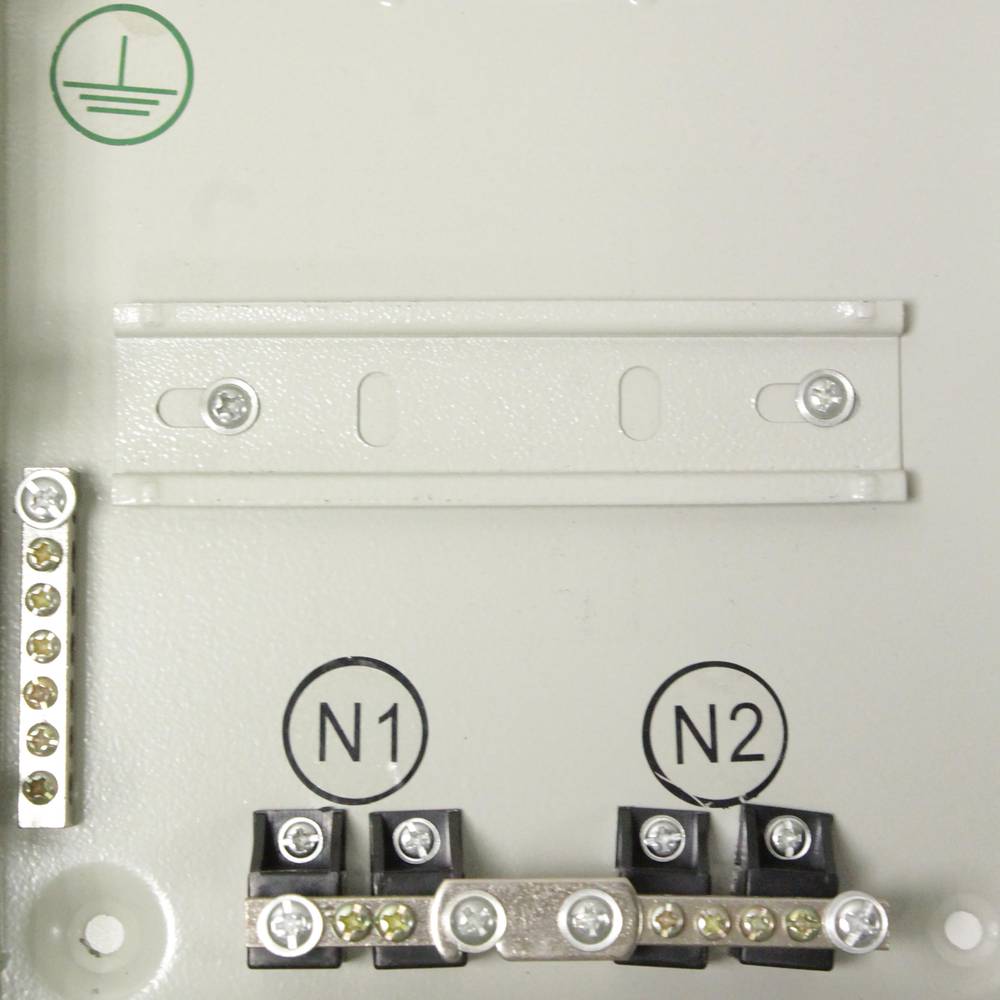Caja de distribución eléctrica de 12 módulos 17.5 mm IP40 para empotrar de metal SPN
