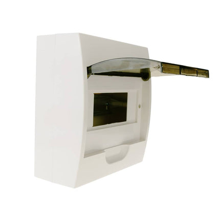 Caja de distribución eléctrica SPN 8M IP40 de superficie de plástico ABS