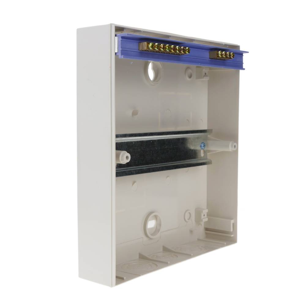 Caja de distribución eléctrica SPN 8M IP40 de superficie de plástico ABS