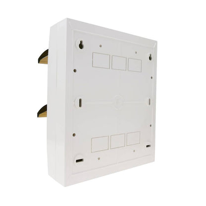 Caja de distribución eléctrica de 24 módulos de 17.5 mm de superficie de plástico ABS SPN IP40