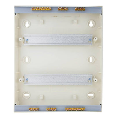 Caja de distribución eléctrica de 24 módulos de 17.5 mm de superficie de plástico ABS SPN IP40