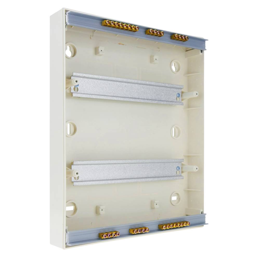 Caja de distribución eléctrica de 24 módulos de 17.5 mm de superficie de plástico ABS SPN IP40