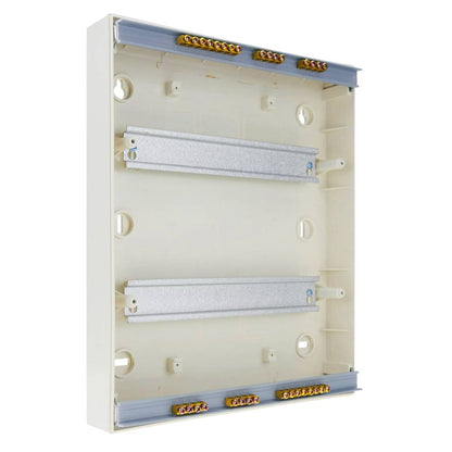 Caja de distribución eléctrica de 24 módulos de 17.5 mm de superficie de plástico ABS SPN IP40