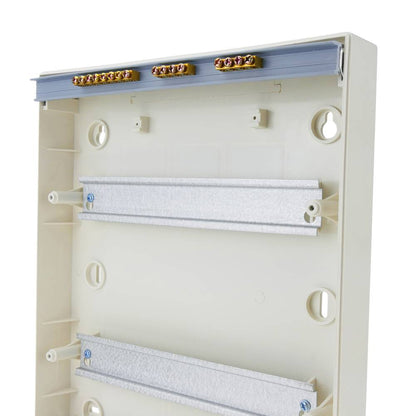 Caja de distribución eléctrica de 24 módulos de 17.5 mm de superficie de plástico ABS SPN IP40