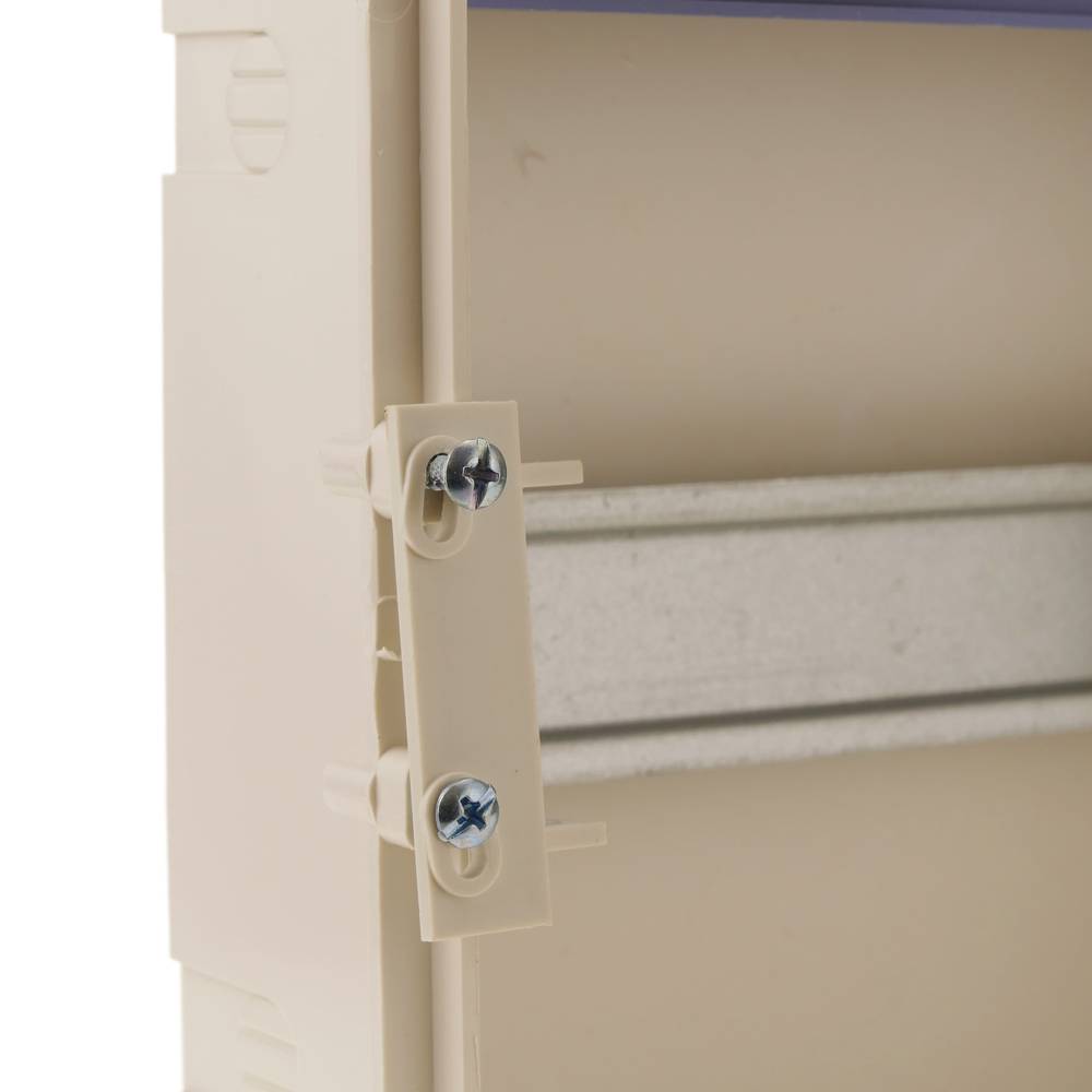 Caja de distribución eléctrica de 8 módulos de empotrar de plástico ABS SPN IP40