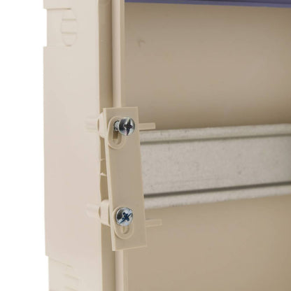 Caja de distribución eléctrica de 8 módulos de empotrar de plástico ABS SPN IP40