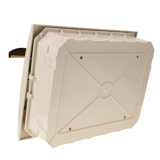 Caja de distribución eléctrica de 12 módulos de empotrar de plástico ABS SPN IP40