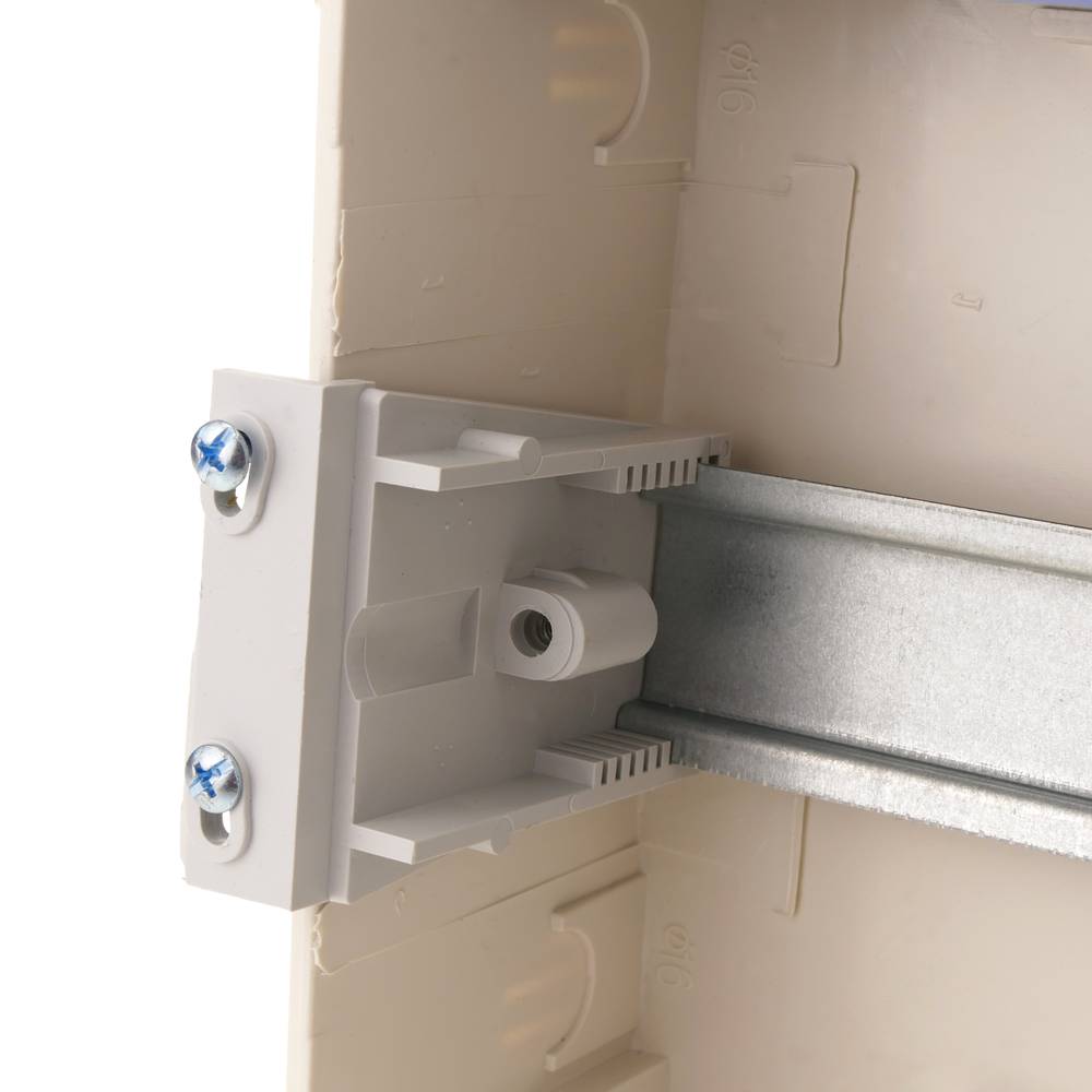 Caja de distribución eléctrica de 12 módulos de empotrar de plástico ABS SPN IP40