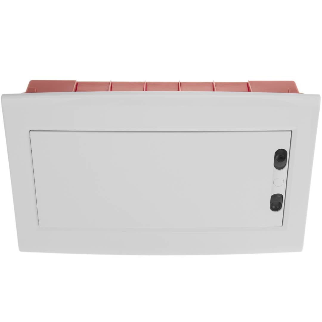 Caja de distribución eléctrica de plástico ABS para empotrar a pared de 18 módulos