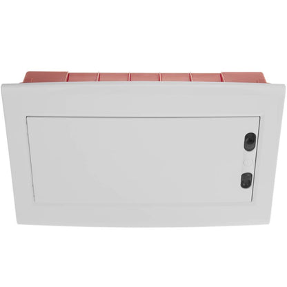 Caja de distribución eléctrica de plástico ABS para empotrar a pared de 18 módulos