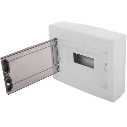 Caja de distribución eléctrica de plástico ABS para superficie de 12 módulos