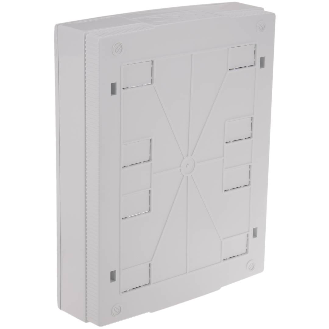 Caja de distribución eléctrica de plástico ABS para superficie de 24 módulos