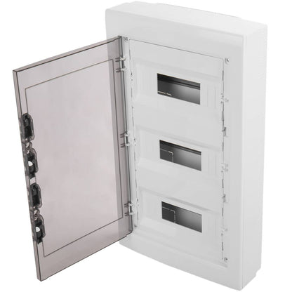 Caja de distribución eléctrica de plástico ABS para superficie de 36 módulos