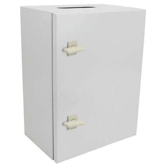 Caja de distribución eléctrica metálica con protección IP65 para fijación a pared 700x500x200mm