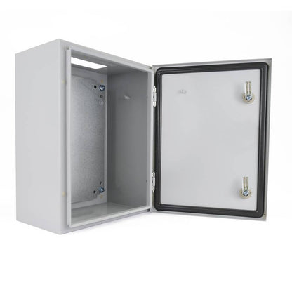 Caja de distribución eléctrica metálica con protección IP65 para fijación a pared 700x500x200mm