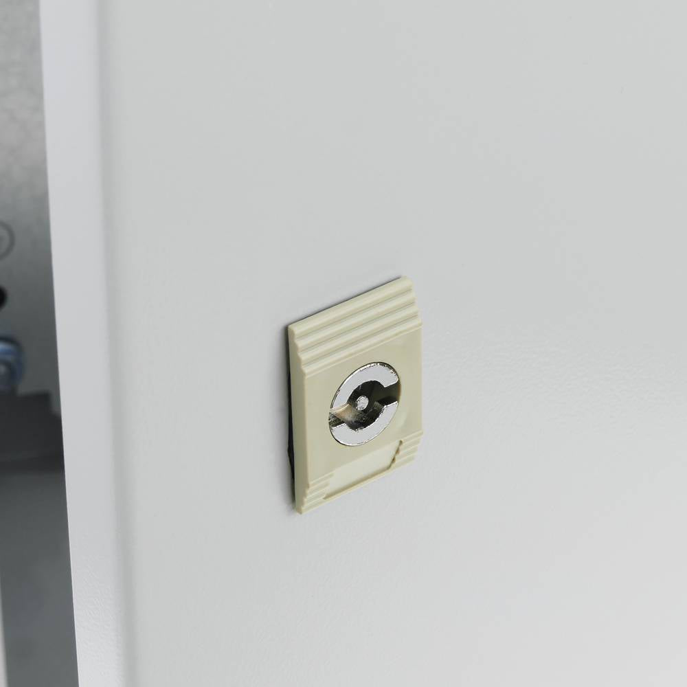 Caja de distribución eléctrica metálica con protección IP65 para fijación a pared 700x500x200mm