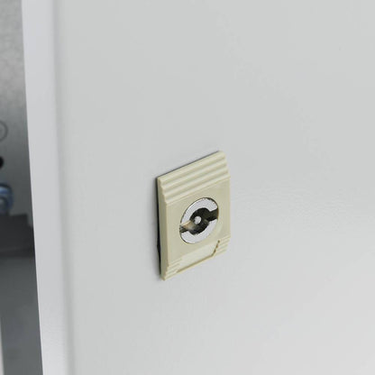 Caja de distribución eléctrica metálica con protección IP65 para fijación a pared 700x500x200mm