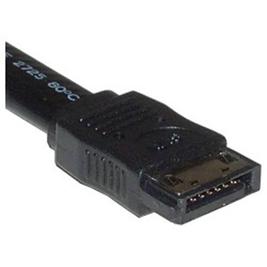 Super-Cable Datos SATA recto a acodado de 100cm