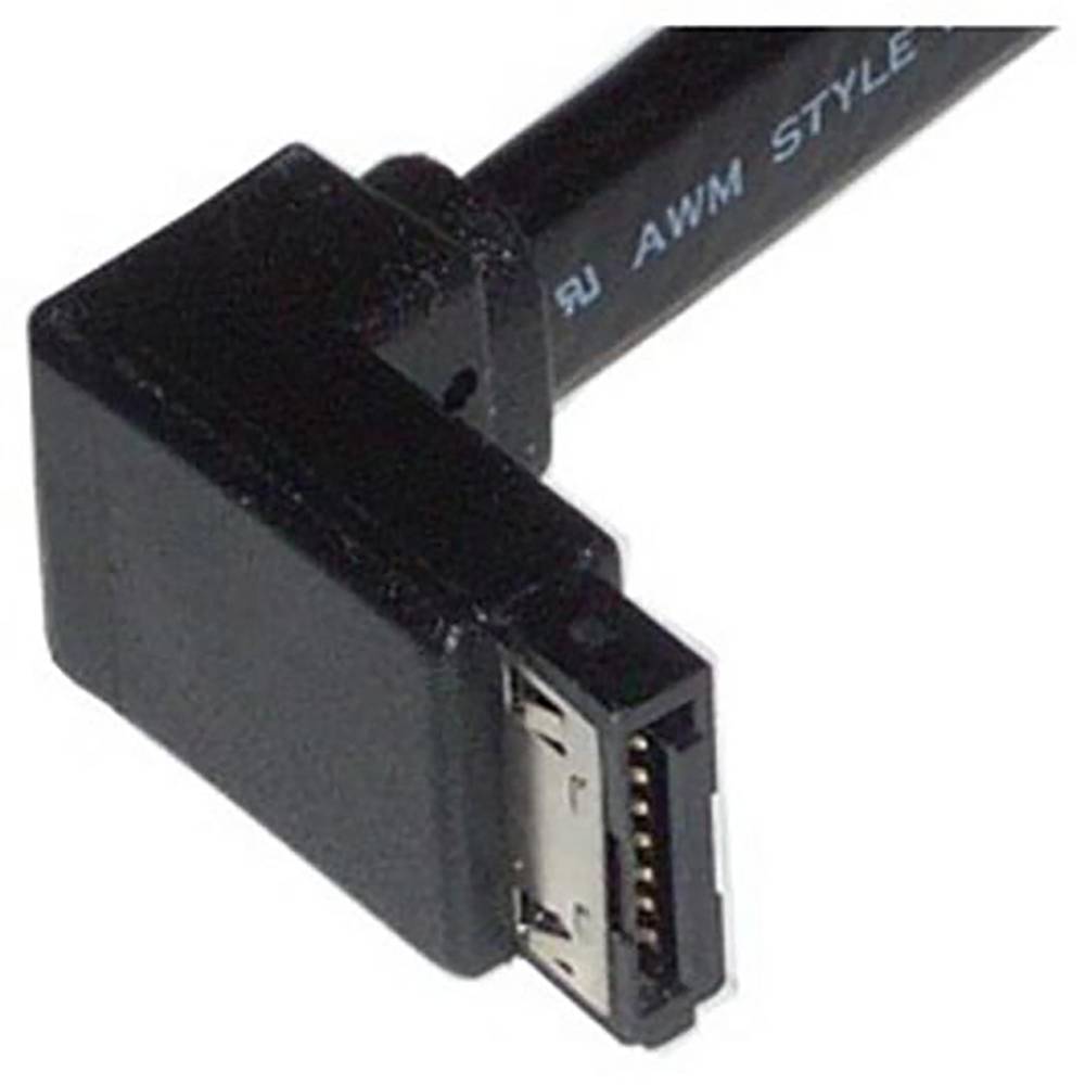 Super-Cable Datos SATA recto a acodado de 100cm