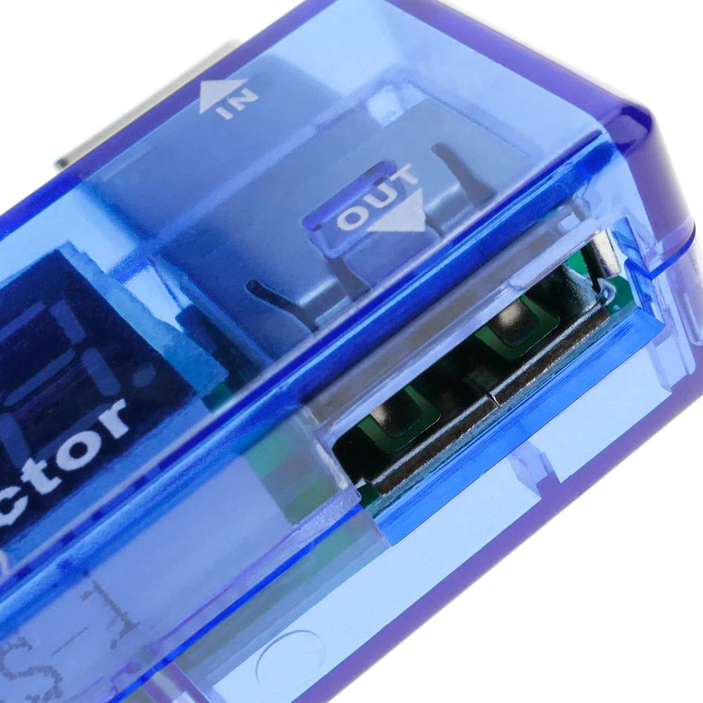 Voltímetro USB con visores de 4 dígitos modelo DW-0887
