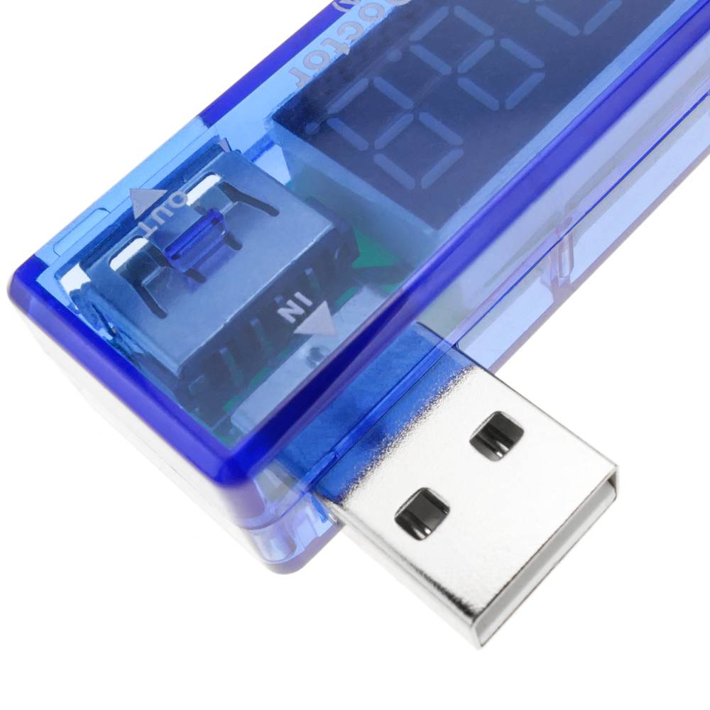 Voltímetro USB con visores de 4 dígitos modelo DW-0887
