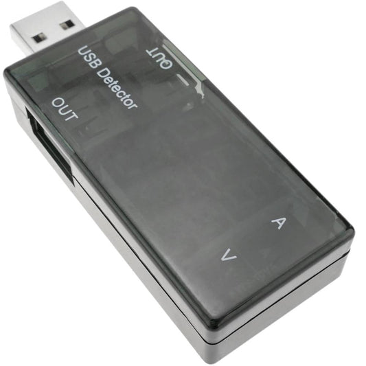 Voltímetro Amperímetro y nivel de carga USB con visores de 3 dígitos