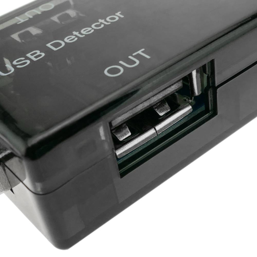 Voltímetro Amperímetro y nivel de carga USB con visores de 3 dígitos