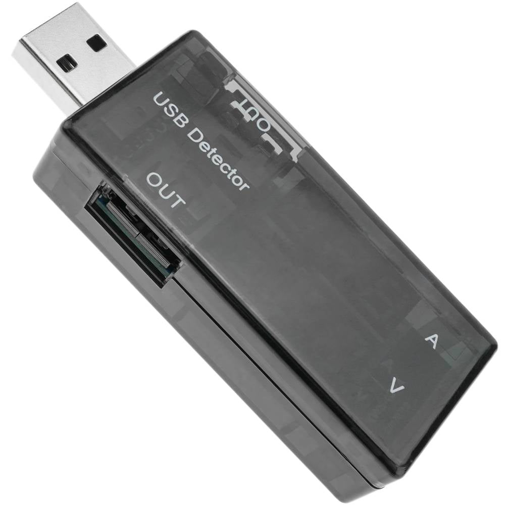 Voltímetro Amperímetro y nivel de carga USB con visores de 3 dígitos