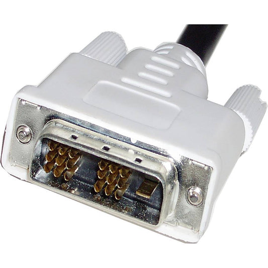 Cable duplicador pasivo de miniDVI macho a DVI-D y HDMI