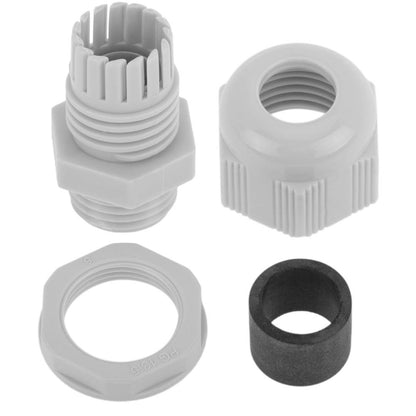 Prensaestopas de poliamida M12x1.5/8 gris claro