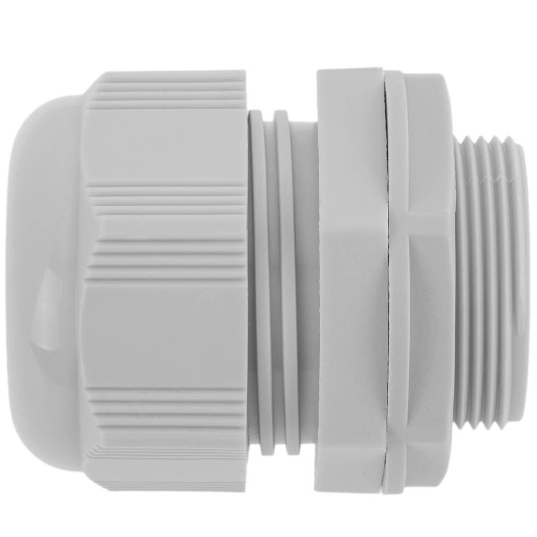 Prensaestopas de poliamida M25x1.5/15 gris claro