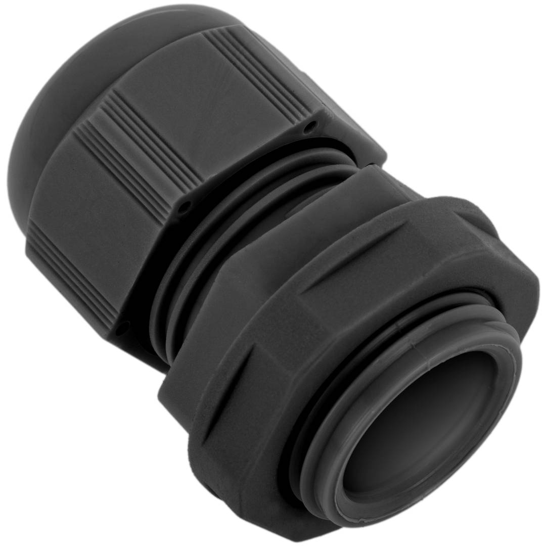 Prensaestopas de poliamida M20x1.5/10 negro 28×39mm