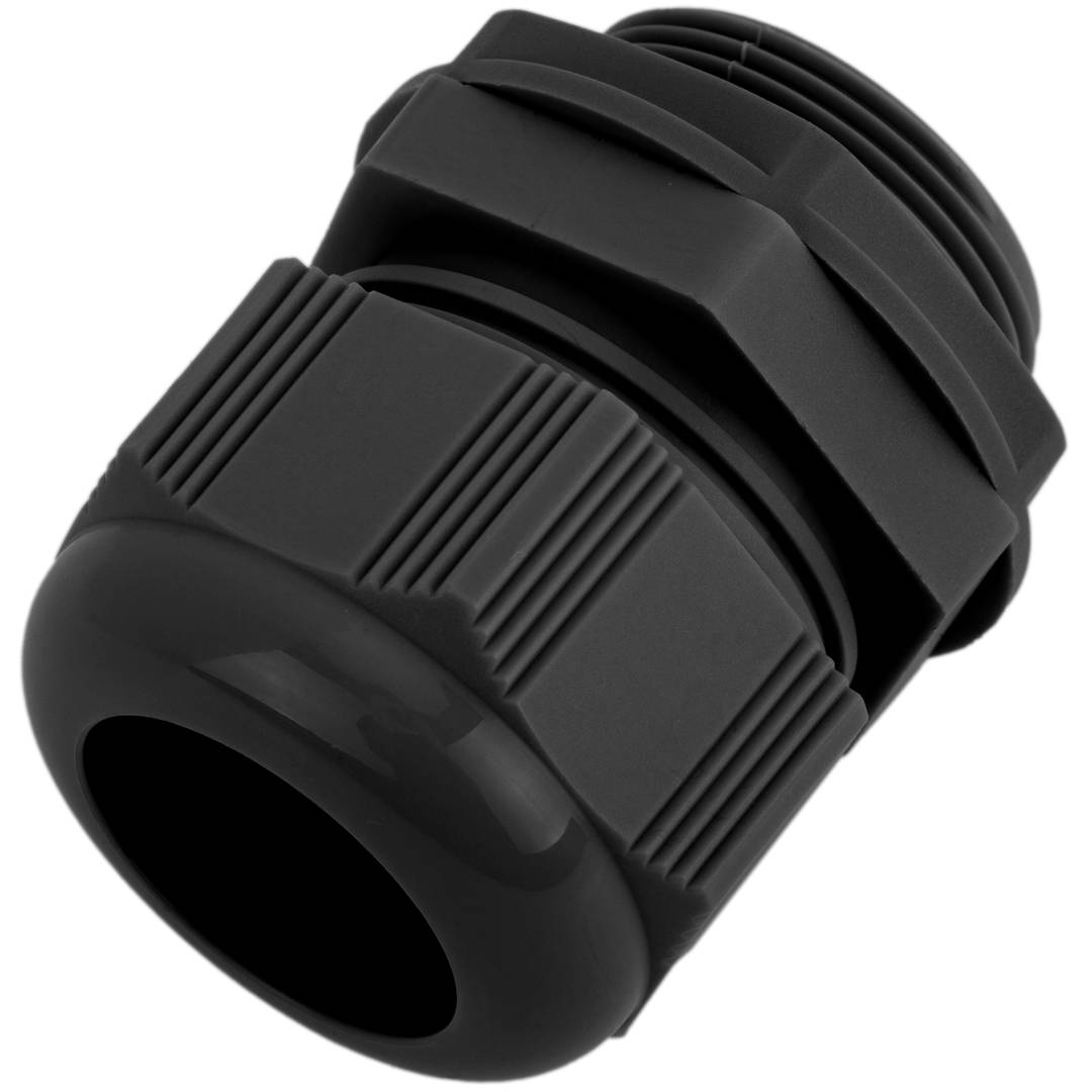 Prensaestopas de poliamida M25x1.5/15 negro