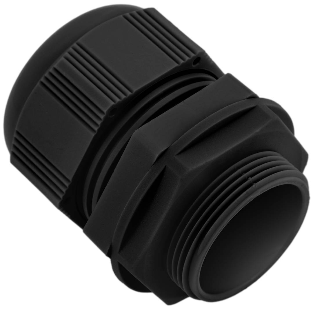 Prensaestopas de poliamida M25x1.5/15 negro