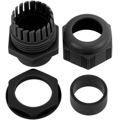 Prensaestopas de poliamida M25x1.5/15 negro