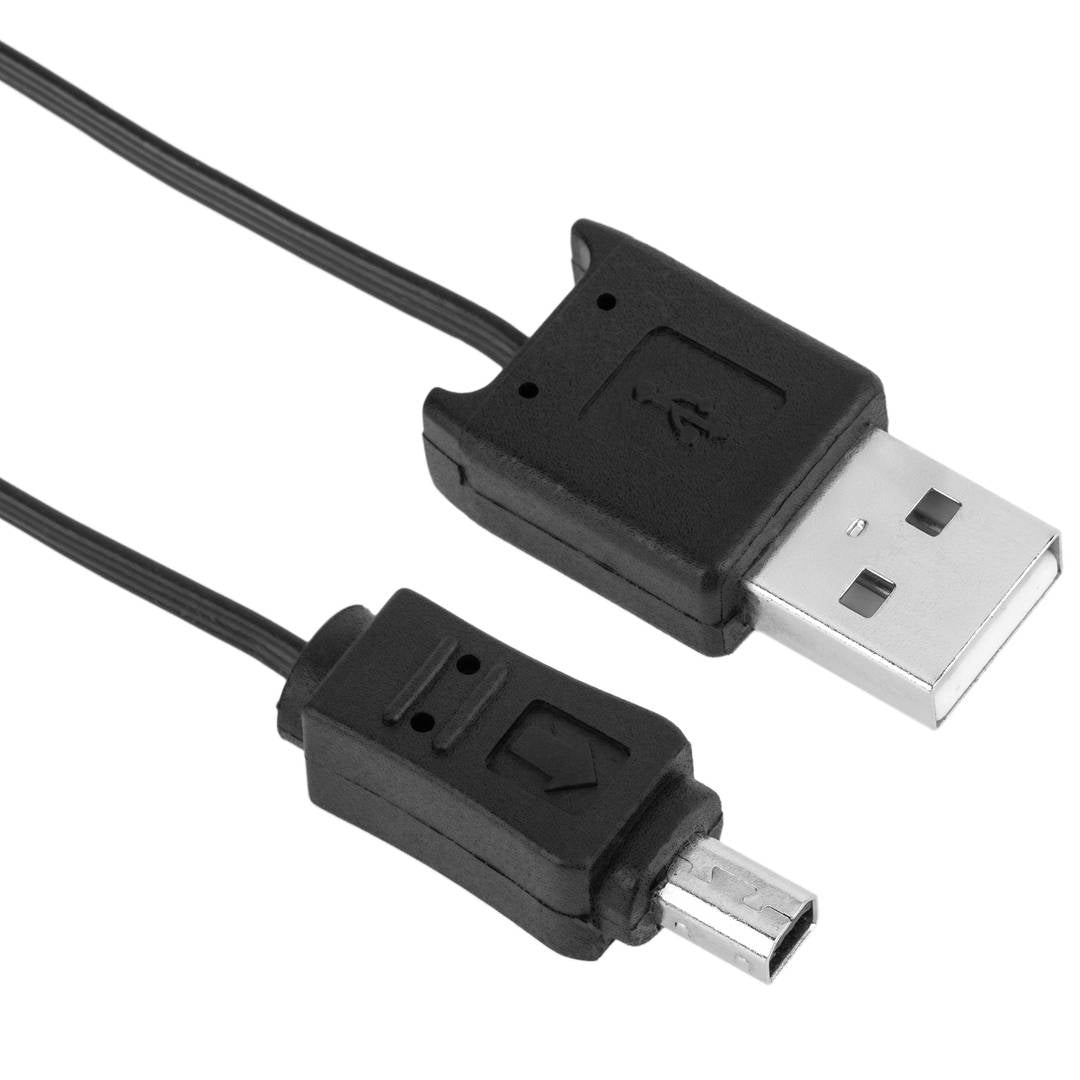 Cable USB retráctil de 120 cm (AM/MiniUSB4PinM) Mitsumi