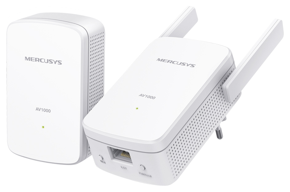Mercusys MP510 KIT adaptador de red PowerLine 1000 Mbit/s Ethernet Wifi Blanco 2 pieza(s)