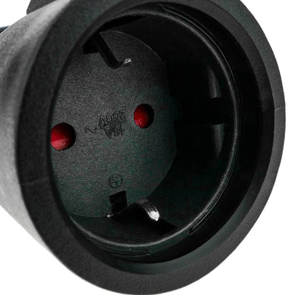 Cable adaptador C14 a schuko hembra cable de alimentación IEC-60320 de 20cm
